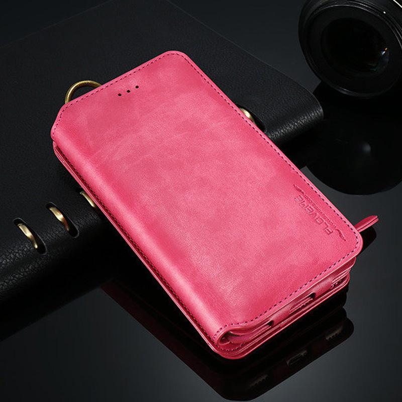 Classic Retro Stand Wallet Case for iPhone