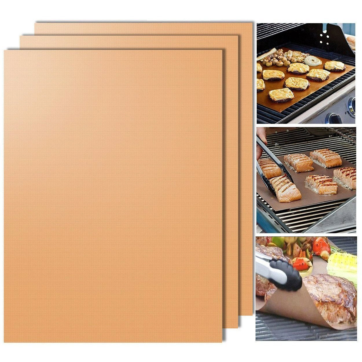 Non-stick BBQ Baking Mats.